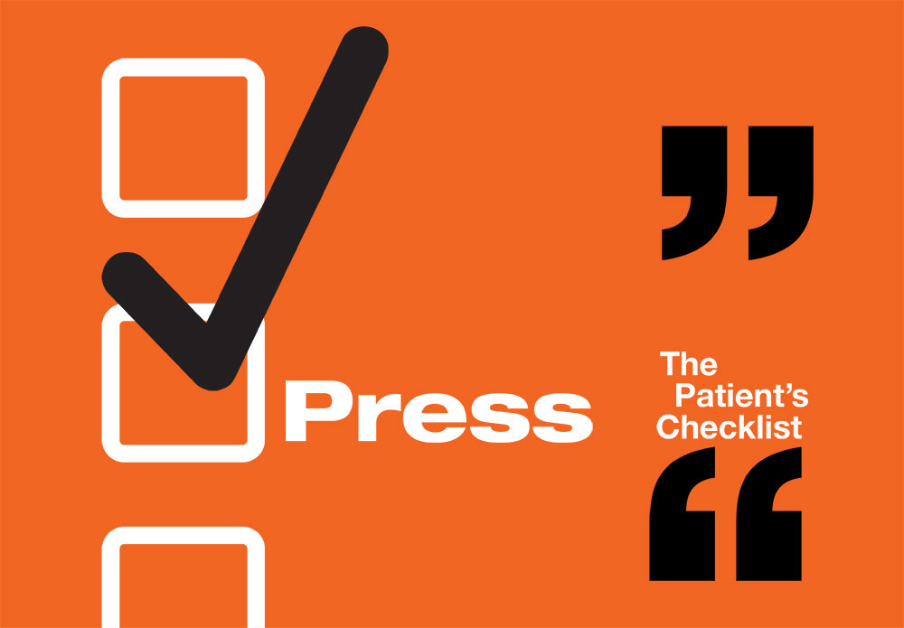 Press for The Patient's Checklist